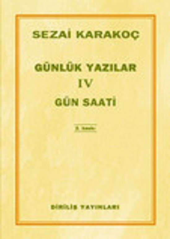 Günlük Yazılar / Gün Saati 4